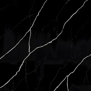 Black Marquina quartz swatch