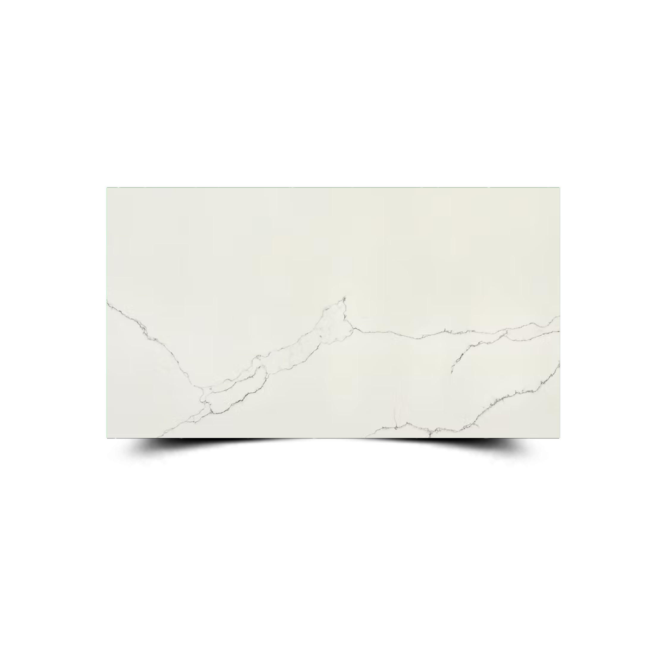 Calacatta slim quartz slab