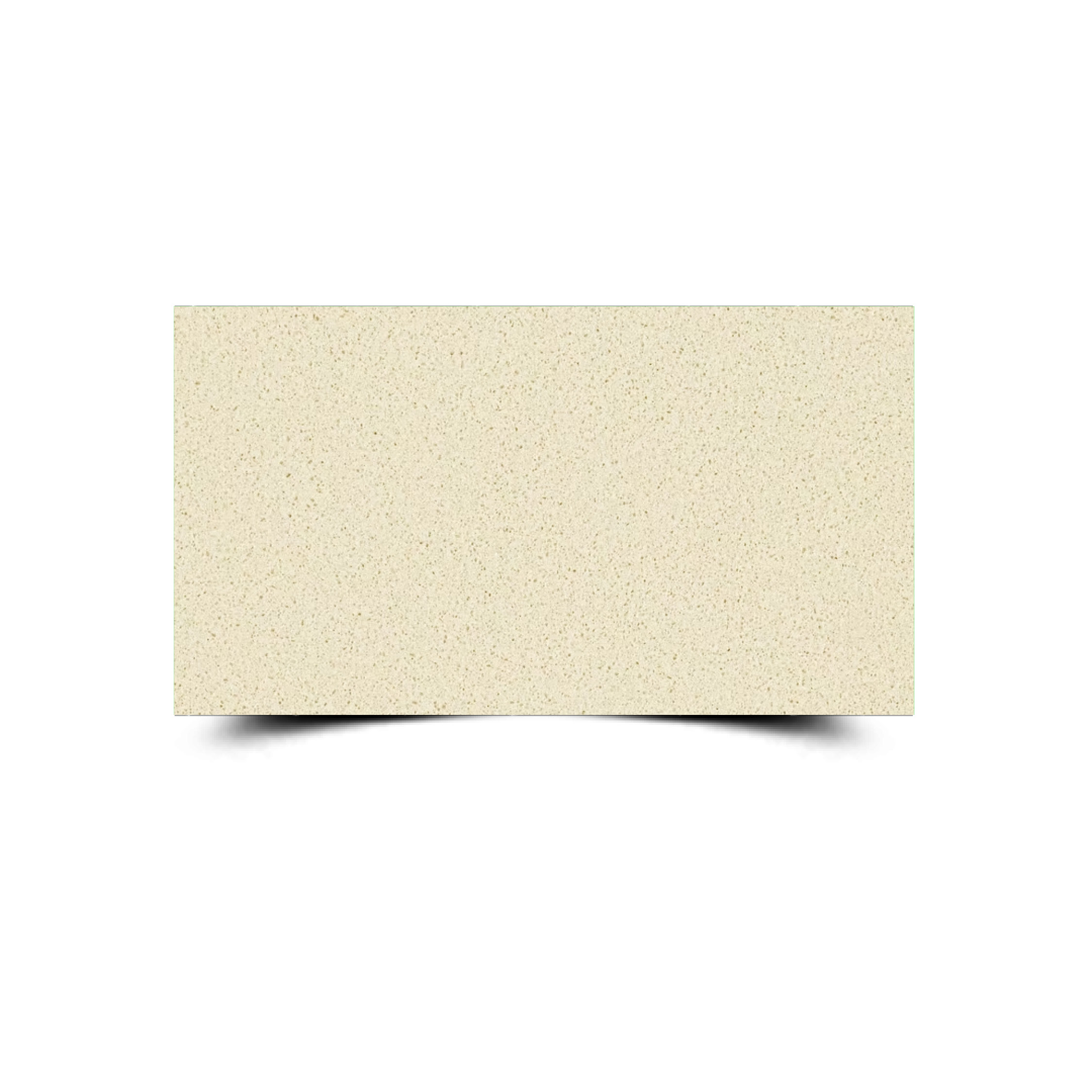 Cream quartz slab
