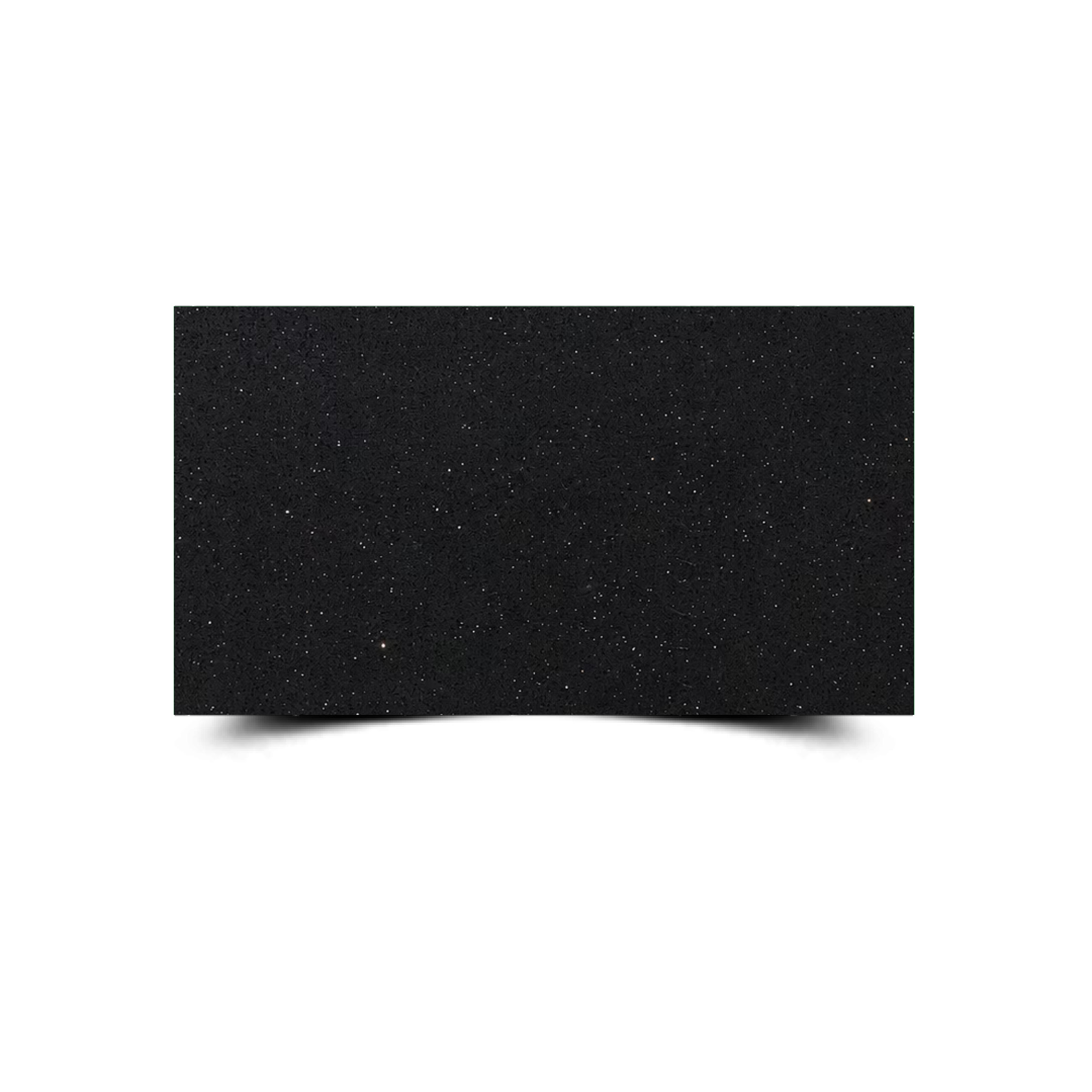 Midnight quartz slab