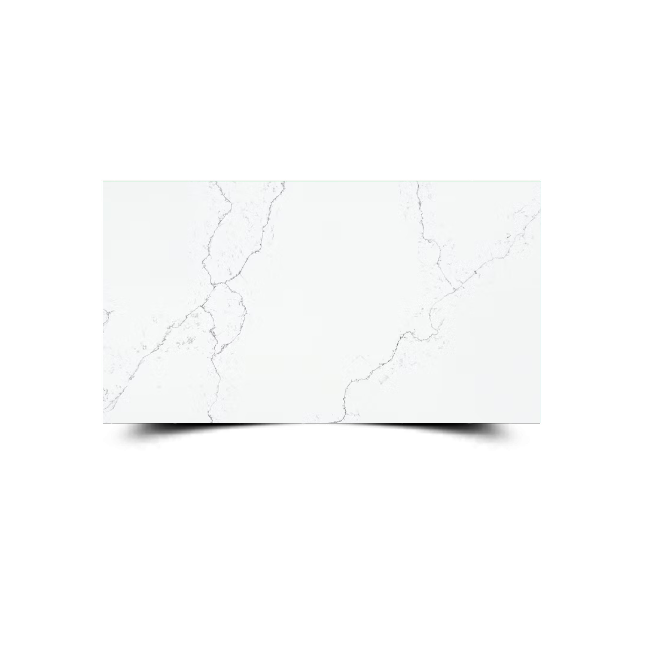 White Steel quartz slab