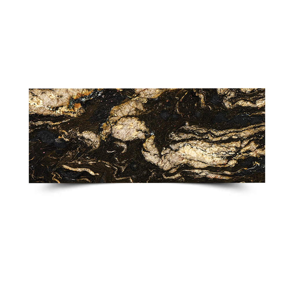 Titanium Gold Leather granite slab